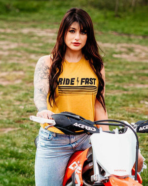 Ride Fast Cropped Tank - OFF-ROAD VIXENS CLOTHING CO.