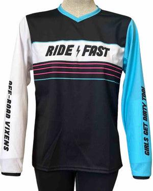 Youth Ride Fast Jersey - OFF-ROAD VIXENS CLOTHING CO.