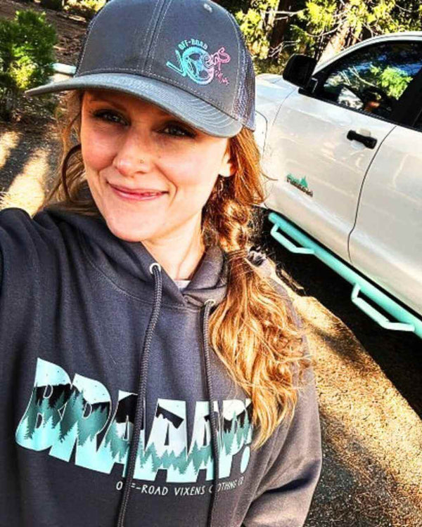 Braaap! Babe Unisex Pullover Hoodie - OFF-ROAD VIXENS CLOTHING CO.