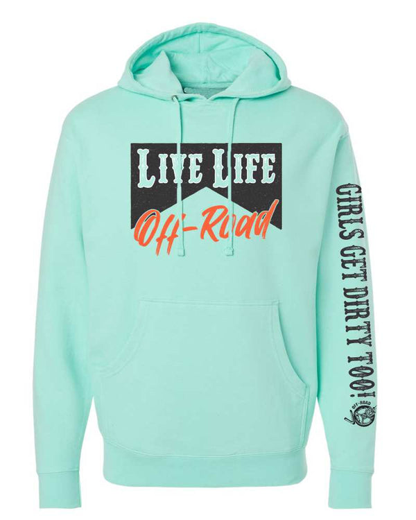 Live Life Off-Road Unisex Pullover Hoodie - OFF-ROAD VIXENS CLOTHING CO.