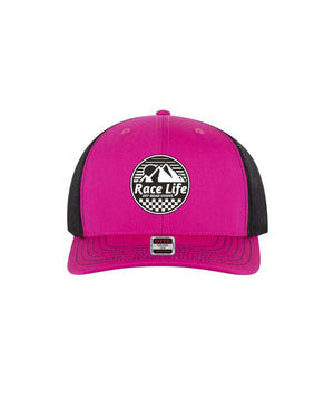 Race Life Trucker hat - Pink - OFF-ROAD VIXENS CLOTHING CO.