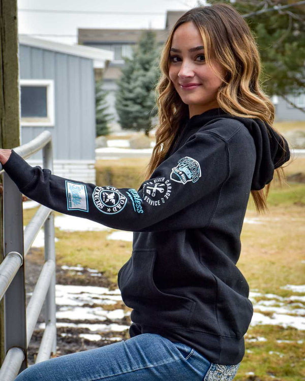 Rewind 2.0 Unisex Pullover Hoodie - OFF-ROAD VIXENS CLOTHING CO.
