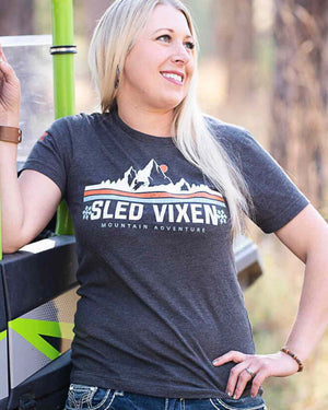 Sled Vixen Mountain Adventure Unisex Tee - OFF-ROAD VIXENS CLOTHING CO.