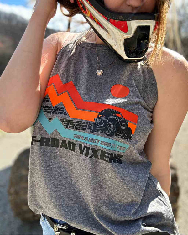 SXS Adventure Rocker Tank - OFF-ROAD VIXENS CLOTHING CO.