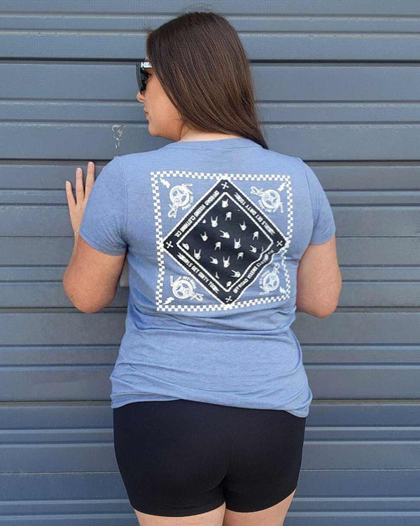 Bandana Ladies V Neck Tee