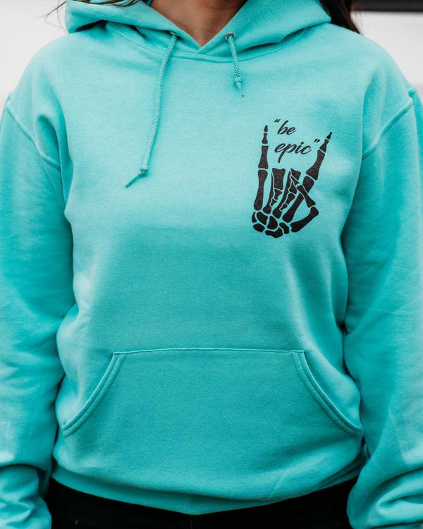 Be Epic Unisex Pullover Hoodie - Mint - OFF-ROAD VIXENS CLOTHING CO.