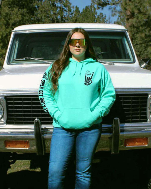 Be Epic Unisex Pullover Hoodie - Mint - OFF-ROAD VIXENS CLOTHING CO.