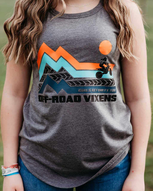 Dirt Bike Adventure Rocker Tank - OFF-ROAD VIXENS CLOTHING CO.