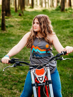 Dirt Bike Adventure Rocker Tank - OFF-ROAD VIXENS CLOTHING CO.