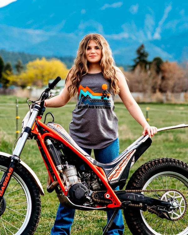 Dirt Bike Adventure Rocker Tank - OFF-ROAD VIXENS CLOTHING CO.