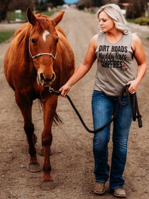 Dirt Roads Muscle Tank - OFF-ROAD VIXENS CLOTHING CO.