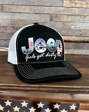 Jeep Girl Trucker Hat - OFF-ROAD VIXENS CLOTHING CO.