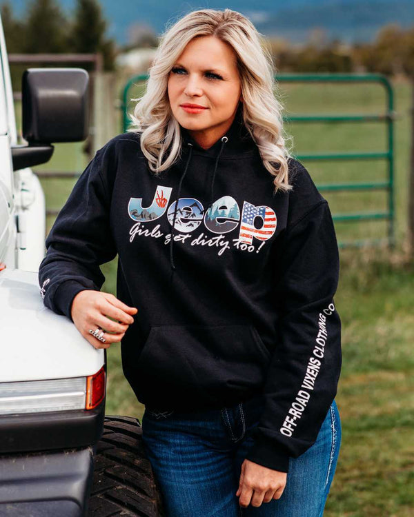 Jeep Girl Unisex Pullover Hoodie - OFF-ROAD VIXENS CLOTHING CO.