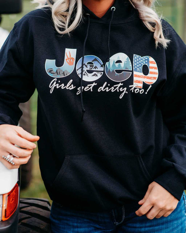 Jeep Girl Unisex Pullover Hoodie - OFF-ROAD VIXENS CLOTHING CO.