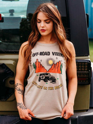 On the Rocks Tank - OFF-ROAD VIXENS CLOTHING CO.