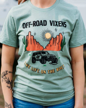 On the Rocks Unisex Tee - OFF-ROAD VIXENS CLOTHING CO.