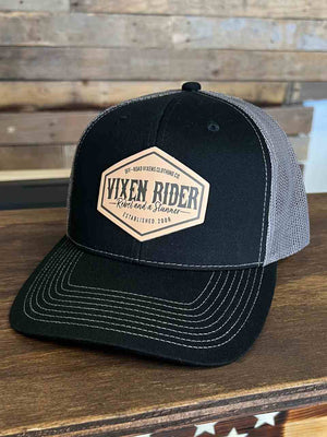 Rebel Trucker Hat Black/Charcoal - OFF-ROAD VIXENS CLOTHING CO.