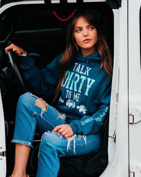 Talk Dirty 3.0 Unisex Pullover Hoodie - OFF-ROAD VIXENS CLOTHING CO.