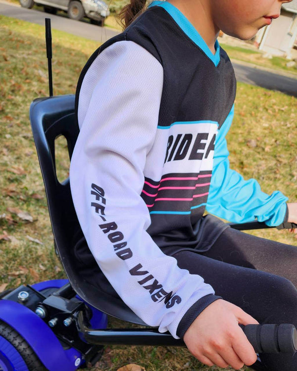 Youth Ride Fast Jersey - OFF-ROAD VIXENS CLOTHING CO.