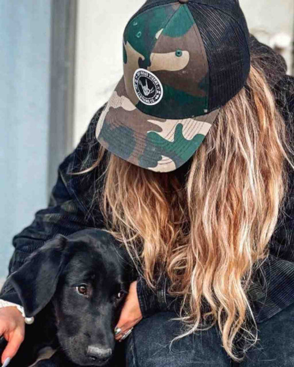 Be Epic Camo Trucker Hat - OFF-ROAD VIXENS CLOTHING CO.