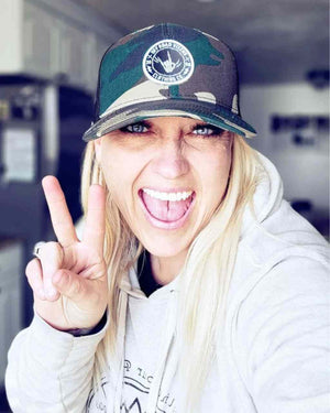 Be Epic Camo Trucker Hat - OFF-ROAD VIXENS CLOTHING CO.