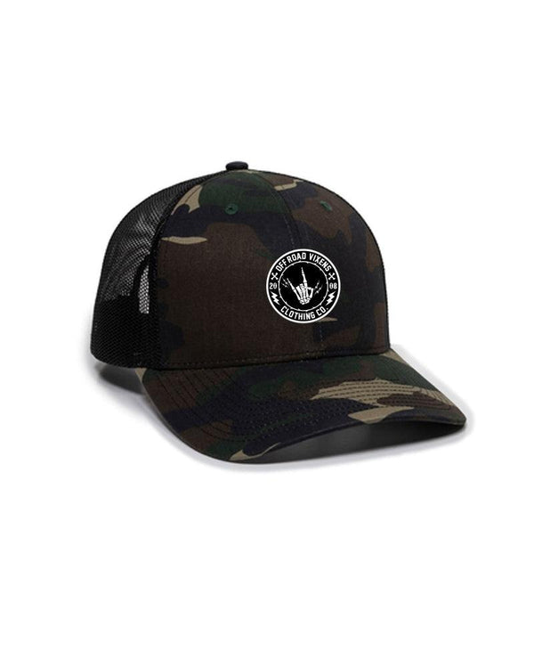 Be Epic Camo Trucker Hat - OFF-ROAD VIXENS CLOTHING CO.