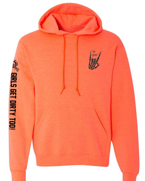 Be Epic Pullover Orange - OFF-ROAD VIXENS CLOTHING CO.