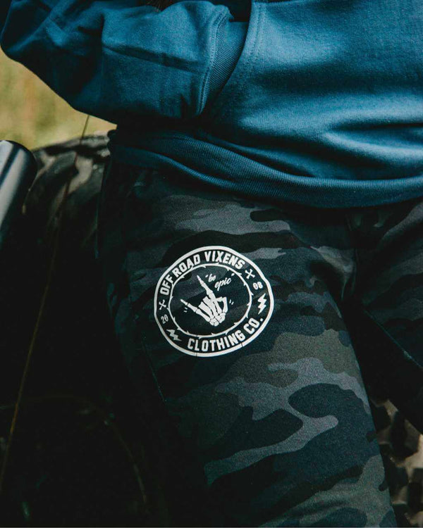 Be Epic Unisex Jogger Pant - Black Camo - OFF-ROAD VIXENS CLOTHING CO.