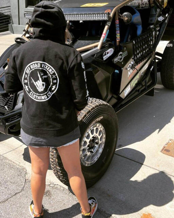 Be Epic Unisex Zip Up Hoodie - OFF-ROAD VIXENS CLOTHING CO.