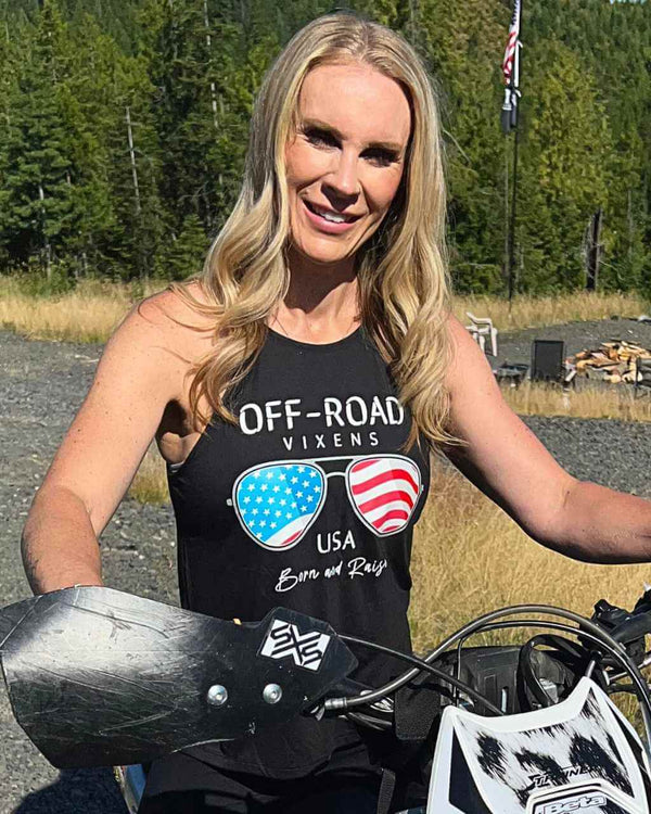 Born and Raised Tank - OFF-ROAD VIXENS CLOTHING CO.