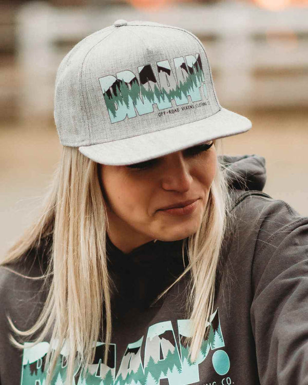 Braaap! Babe Flatbill Hat - OFF-ROAD VIXENS CLOTHING CO.