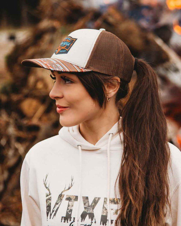Country Rebel Trucker Hat - OFF-ROAD VIXENS CLOTHING CO.