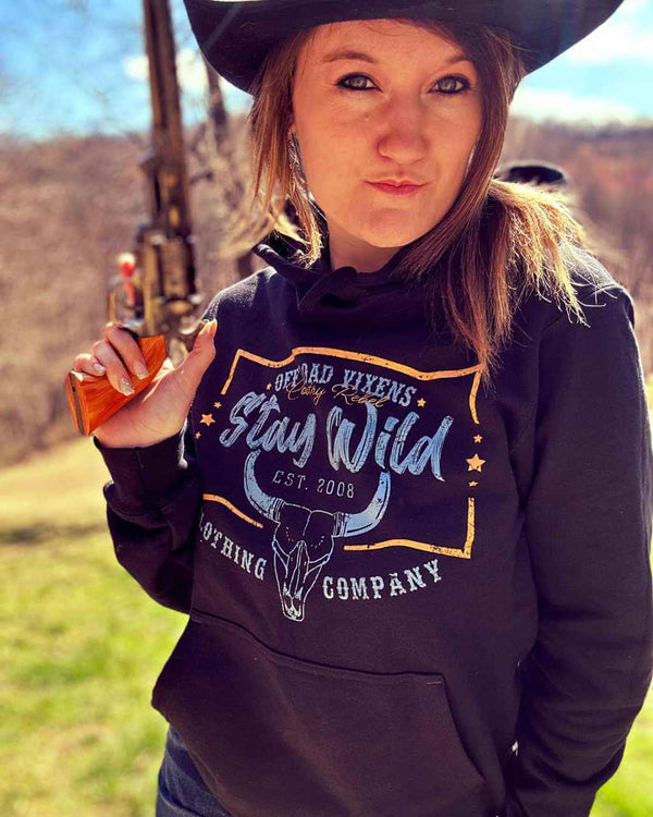 Country Rebel Unisex Pullover Hoodie - OFF-ROAD VIXENS CLOTHING CO.