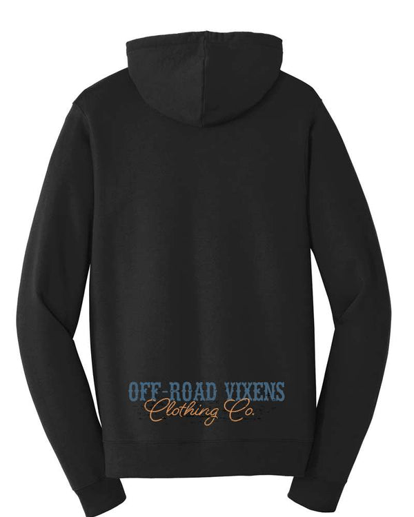 Country Rebel Unisex Pullover Hoodie - OFF-ROAD VIXENS CLOTHING CO.