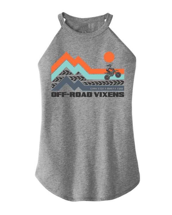 Dirt Bike Adventure Rocker Tank - OFF-ROAD VIXENS CLOTHING CO.