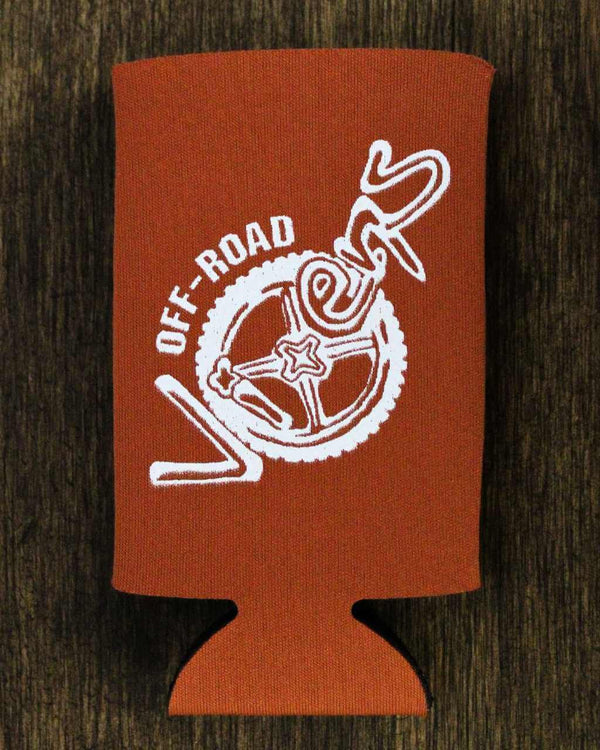 Dirt Roads Slim Can Koozie - Orange - OFF-ROAD VIXENS CLOTHING CO.