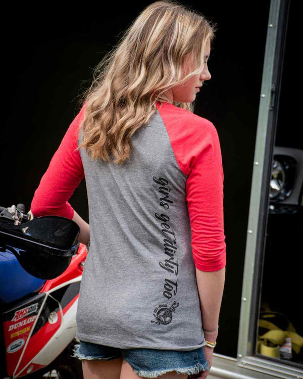 Full Throttle Baseball Tee - OFF-ROAD VIXENS CLOTHING CO.