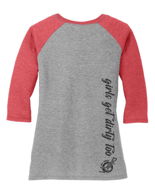 Full Throttle Baseball Tee - OFF-ROAD VIXENS CLOTHING CO.