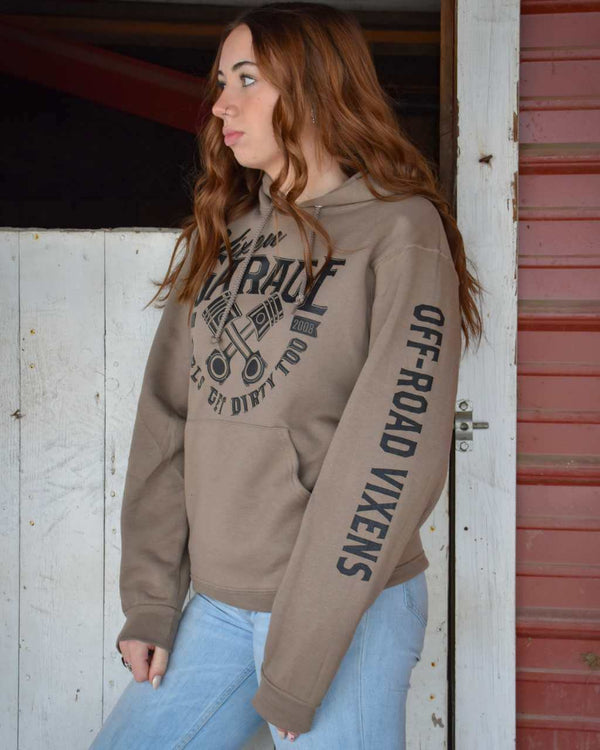 Garage Girls Unisex Pullover Hoodie - OFF-ROAD VIXENS CLOTHING CO.
