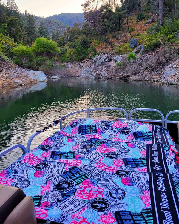 Graffiti Beach Towel - OFF-ROAD VIXENS CLOTHING CO.