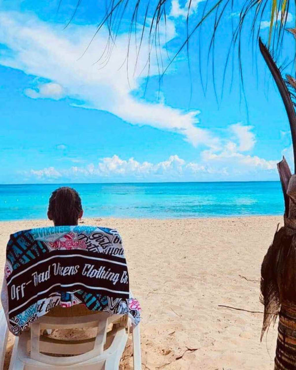 Graffiti Beach Towel - OFF-ROAD VIXENS CLOTHING CO.