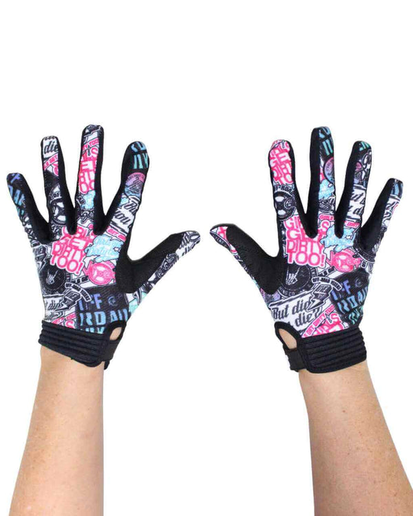 Graffiti MX Gloves - OFF-ROAD VIXENS CLOTHING CO.