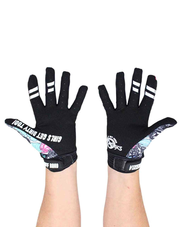 Graffiti MX Gloves - OFF-ROAD VIXENS CLOTHING CO.