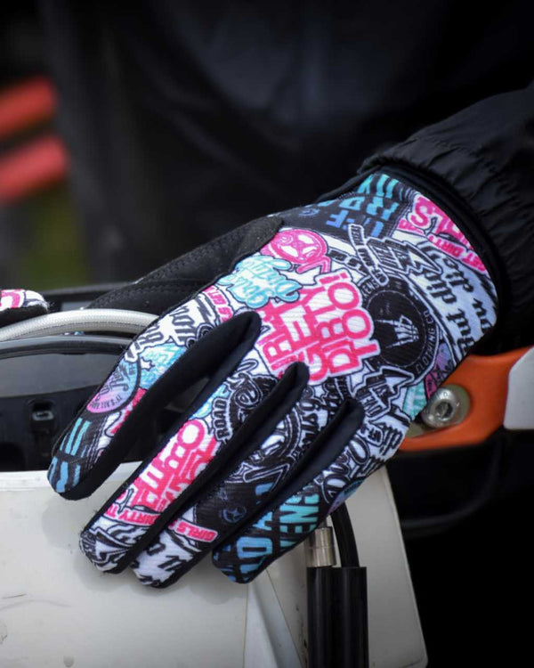 Graffiti MX Gloves - OFF-ROAD VIXENS CLOTHING CO.