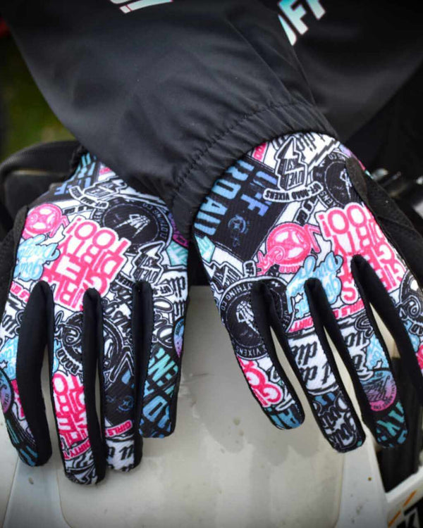 Graffiti MX Gloves - OFF-ROAD VIXENS CLOTHING CO.