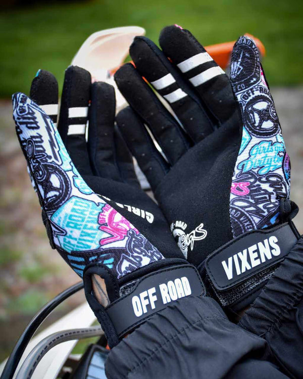 Graffiti MX Gloves - OFF-ROAD VIXENS CLOTHING CO.