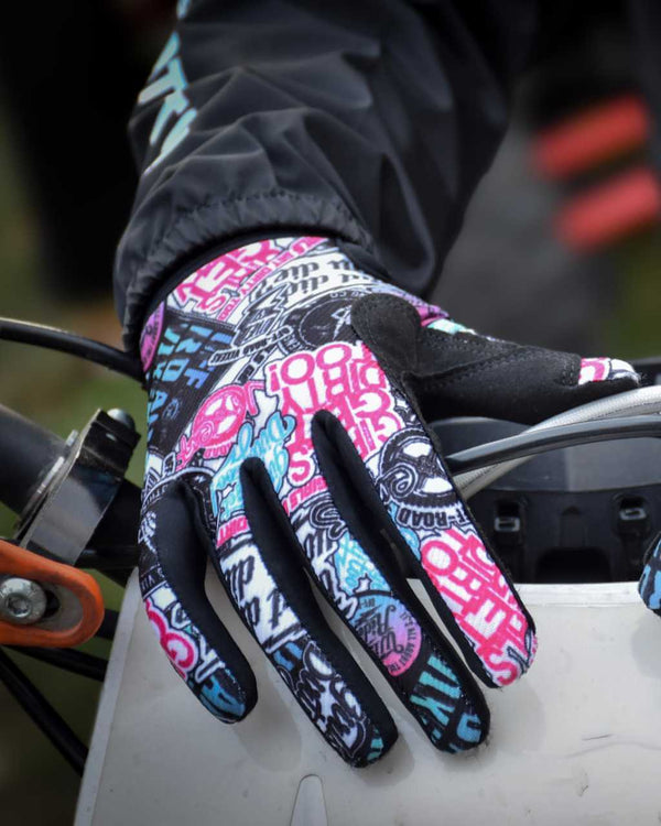 Graffiti MX Gloves - OFF-ROAD VIXENS CLOTHING CO.