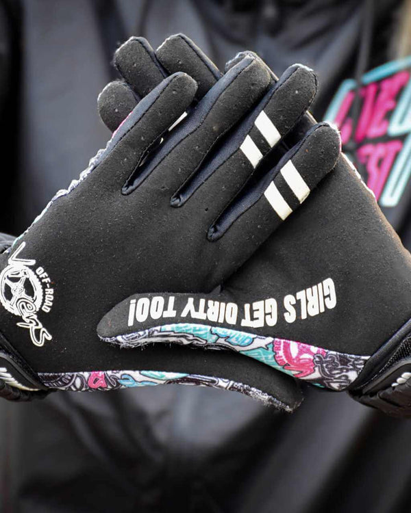 Graffiti MX Gloves - OFF-ROAD VIXENS CLOTHING CO.