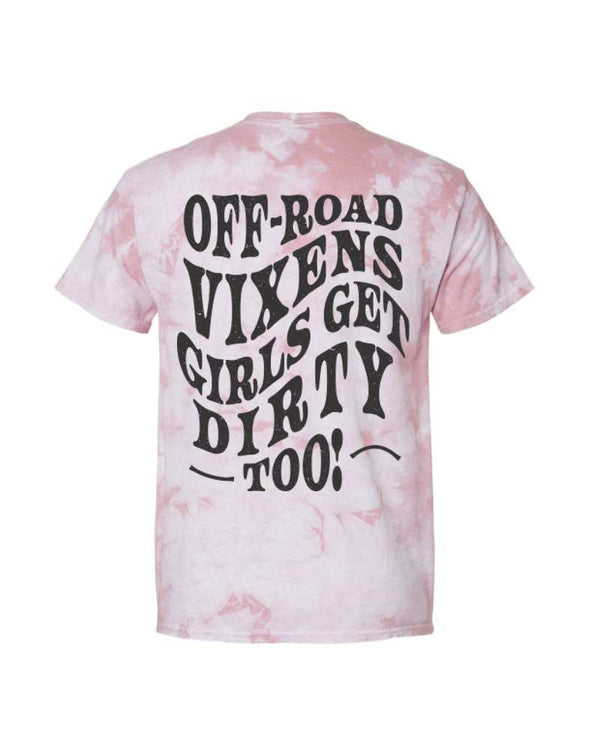 Groovy Baby Crystal Dyed Tee - OFF-ROAD VIXENS CLOTHING CO.