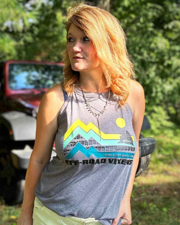 Jeep Adventure Rocker Tank - OFF-ROAD VIXENS CLOTHING CO.